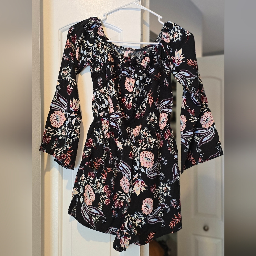 Printed Romper
